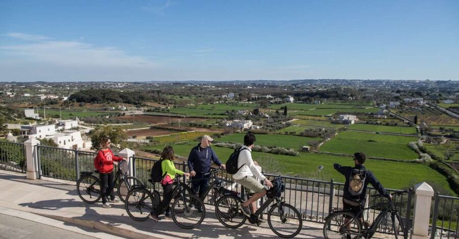 e-Bike ring tour between Martina Franca and Locorotondo - Key points at a glance