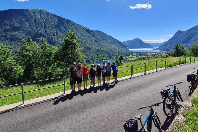 E-Bike Tour around Three Lakes and Idyllic Mountain Life - Naggio and the first view of Lake Lugano