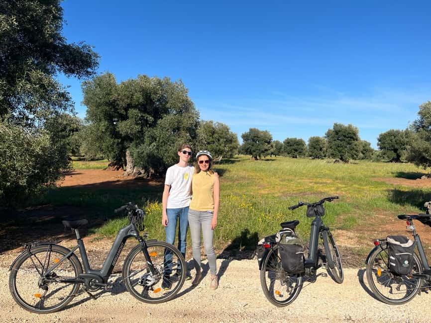E-bike tour from Monopoli to the rocky village of St. Andrew - Bikes, comfort, and the real cost