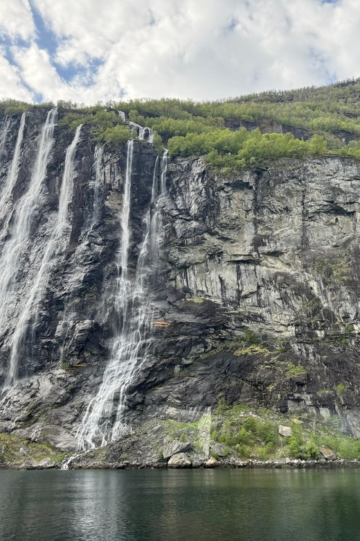 E-bike Tour in Geiranger, Norway - The uphill ride to Eagle Road