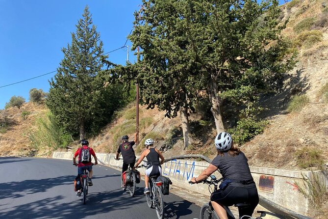 E-Bike Tour with Wine Tasting in Dafnes, Heraklion - Siva: five wines and a proper Cretan welcome