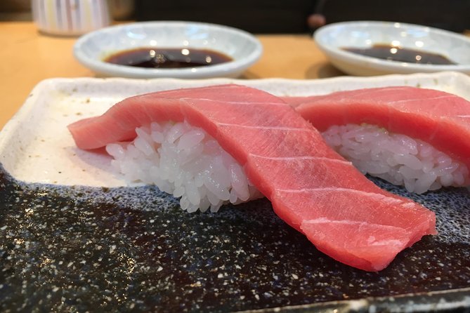Eat, Drink & Cycle: Osaka Foodie Bike Tour - Wagyu, knives, sushi, and kushikatsu