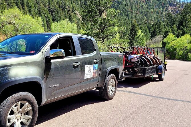 EBIKE Mountain Adventure in Colorado Springs: Gold Camp Road - The first stretch, paved and easy to settle into