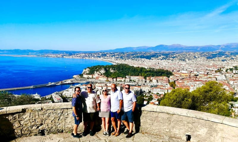 Ebike seaside by Nice: Fantastic Villefranche's Bay & Hill - Place Garibaldi and the Port of Nice