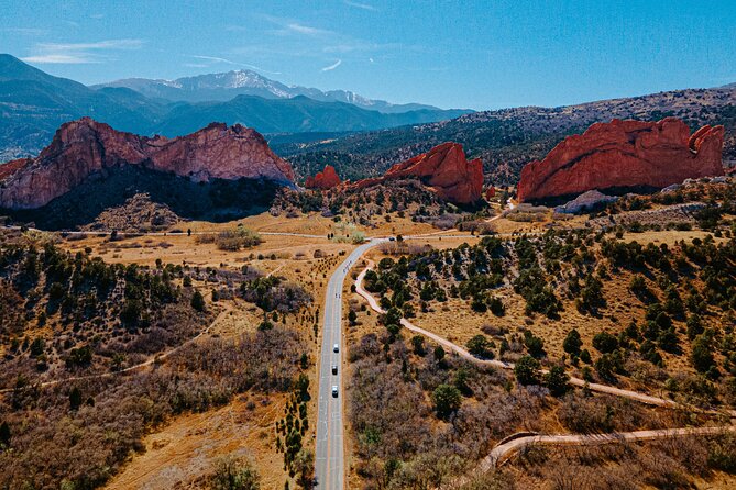 Ebike Tour: Garden of the Gods - The Visitor’s Center gives you a wider view