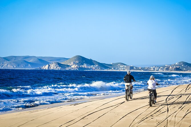 Electric Bike and Beach Camel Ride with Mexican Buffet Lunch - Getting comfortable on the electric bike