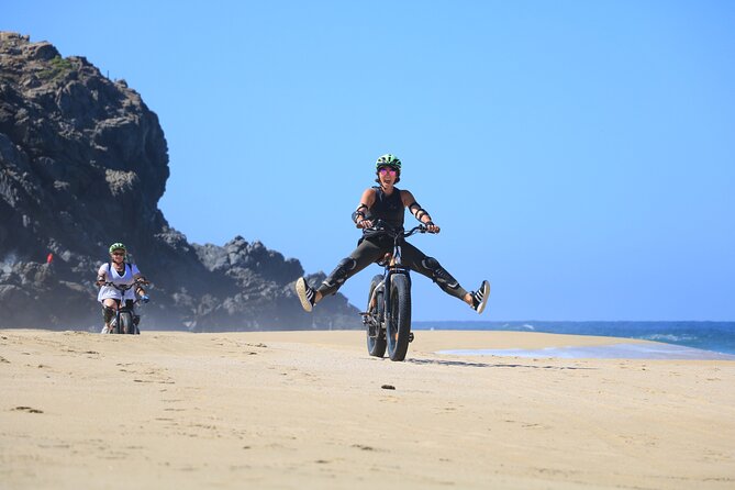 Electric Bike Beach Adventure with Tequila Tasting and Lunch - Learning the electric bike before the ride