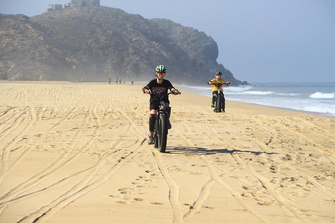 Electric Bike Beach Adventure with Tequila Tasting and Lunch - The beach ride is scenic, but sand takes practice