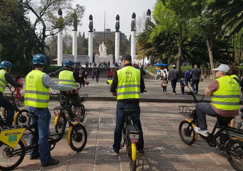 Electric Bike City Tour with a taco stop. - Key points at a glance