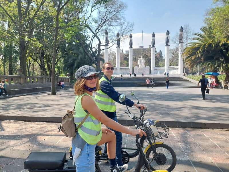 Electric Bike City Tour with a taco stop. - Plaza de San Juan and the change in pace