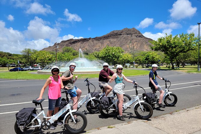 Electric Bike Ride & Diamond Head Hike Tour - From the meeting point to Waikiki’s open-air sights