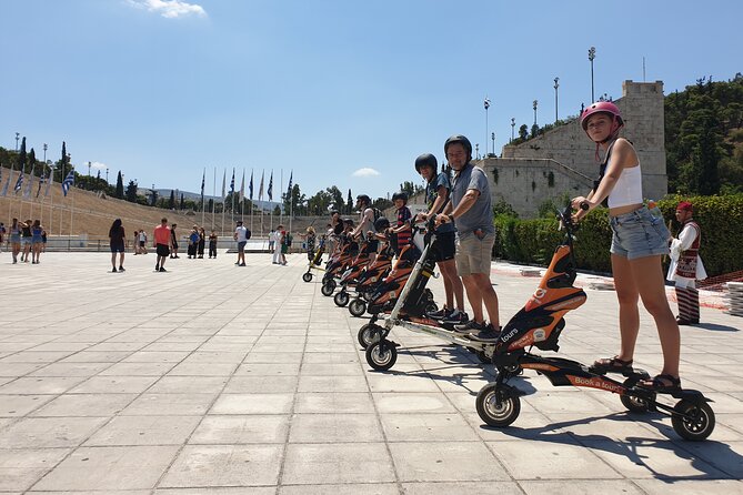 Electric Trikke Bike Athens Complete Tour - Racing the Panathenaic Stadium