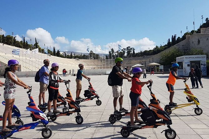 Electric Trikke Bike Athens Complete Tour - National Garden and a break from stone