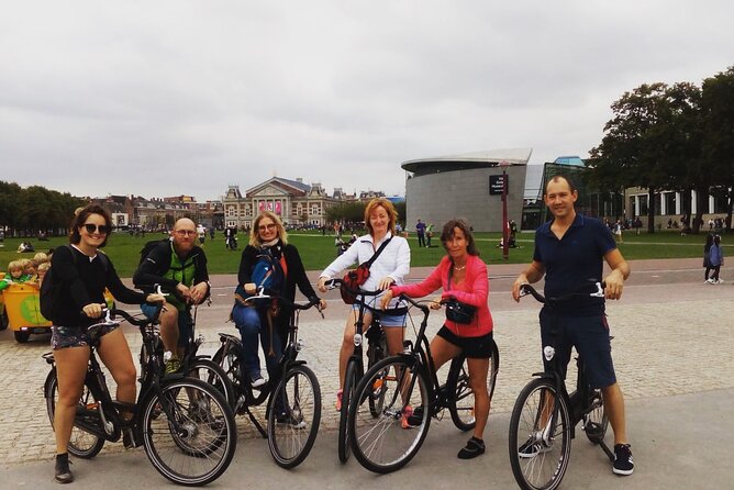 Explore Amsterdam by Bike in the Company of a French Local Guide - Rijksmuseum and Museumplein