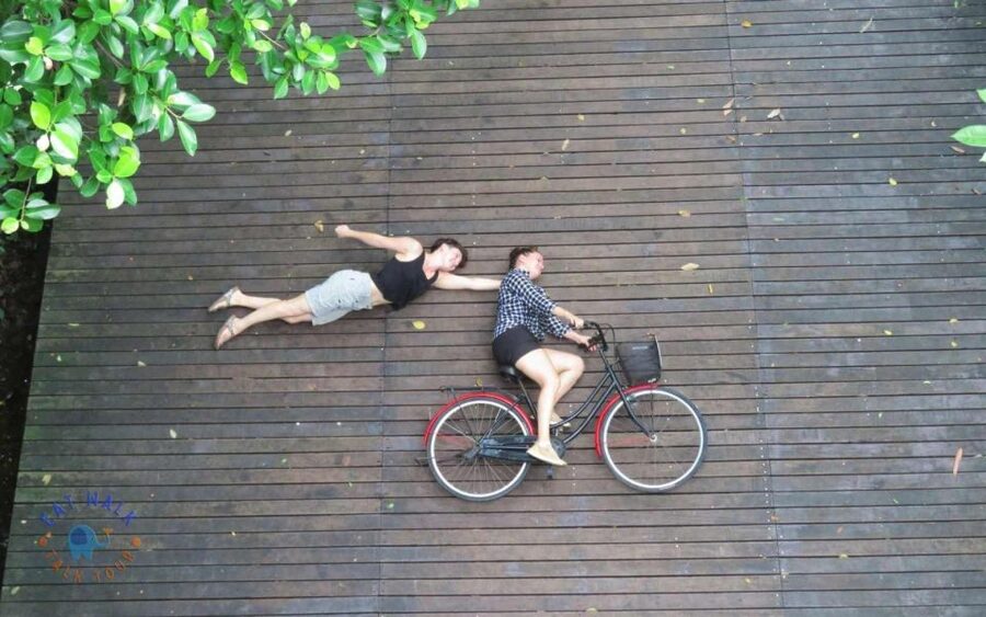 Explore Bangkok jungle by bike, kayak & boat - small group - Kayaking beside homes and toward Klong Toey Port
