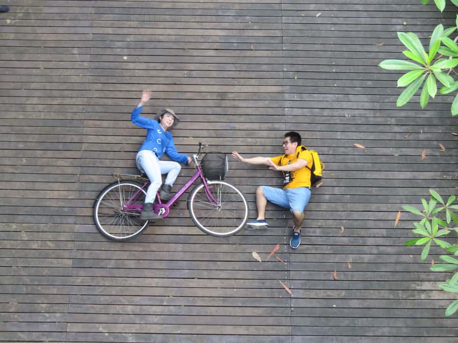 Explore Bangkok jungle by bike, kayak & boat - small group - Choosing a cruiser bike for 7 to 10 kilometers