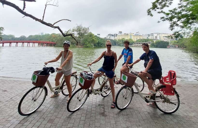 Explore Hanoi Old City By Cycling Tour With Small Groups - B52 Lake, Ba Dinh Square, and the Ho Chi Minh complex