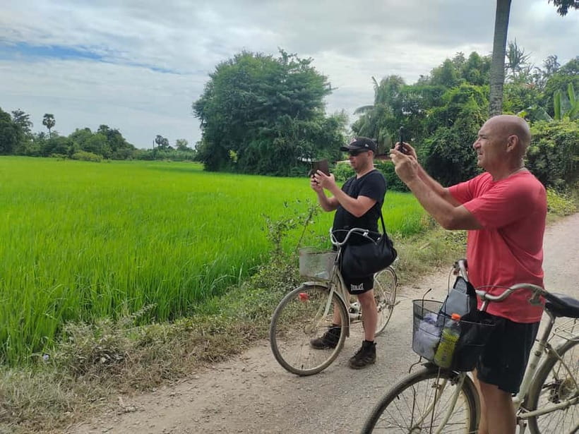 Explore the Village &Countryside By Bicycle-Half Day Morning - Starting the ride through Battambang’s green outskirts