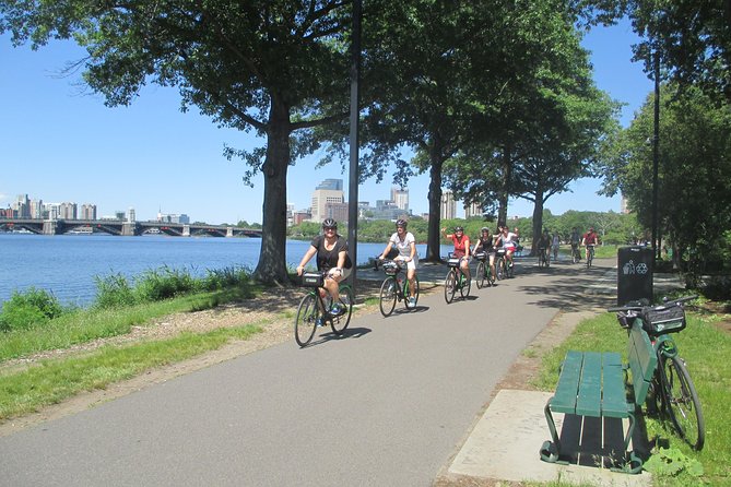 Family Friendly Guided Bike Tour of Boston - North End streets and the bridge with a story