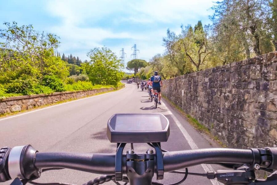 Fiesole E-Bike Tour with Olive Oil Tasting or Pool & Chill - Leaving Florence for the hills