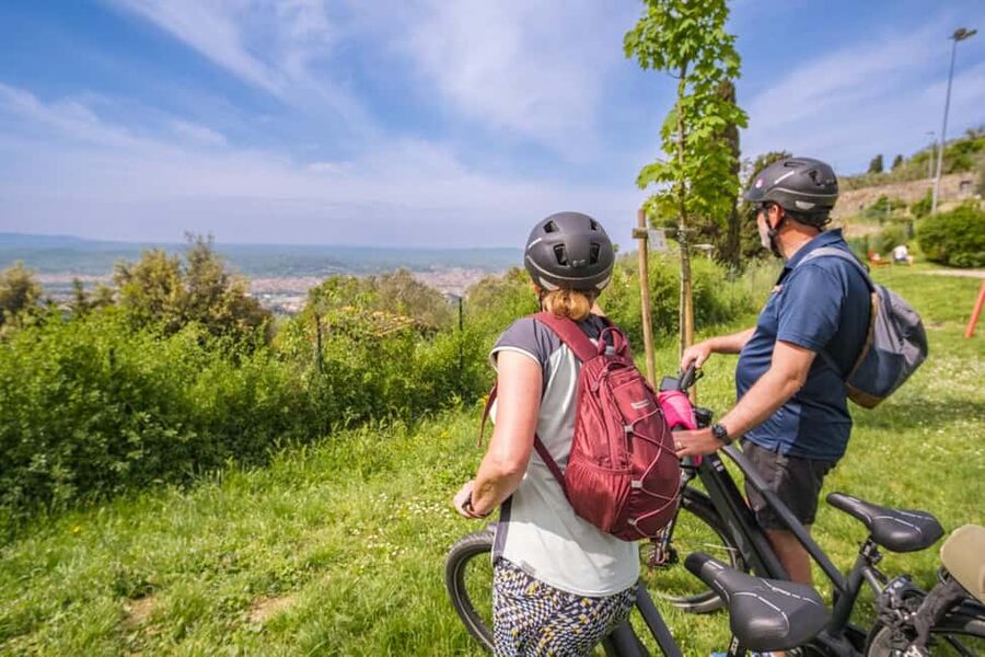 Fiesole E-Bike Tour with Olive Oil Tasting or Pool & Chill - Fiesole’s Roman theater and Florence views