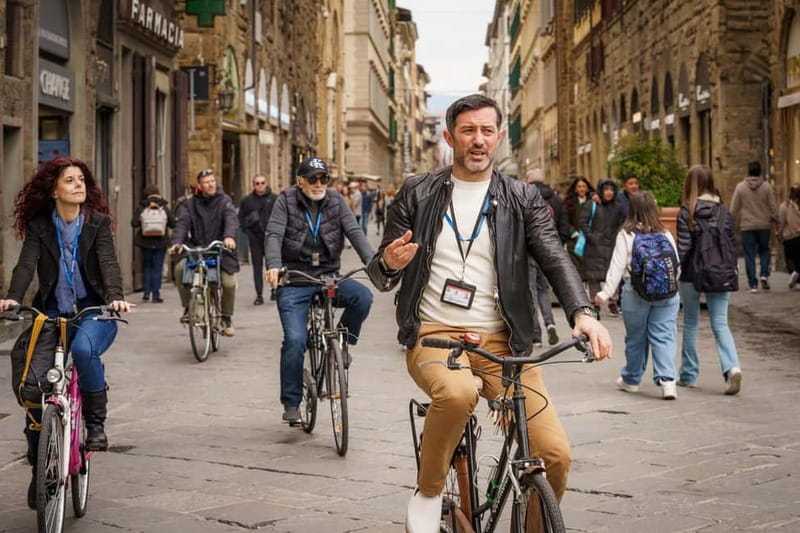 Florence: Untold Small Group Bike Tour - Piazza della Repubblica and the first look at Florence