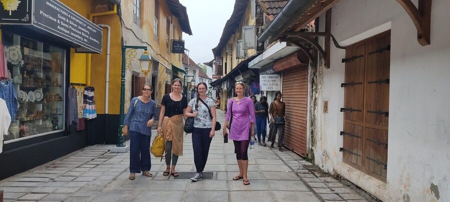 Fort Kochi Heritage Day Cycling Tour - St. Francis Church and the European chapter