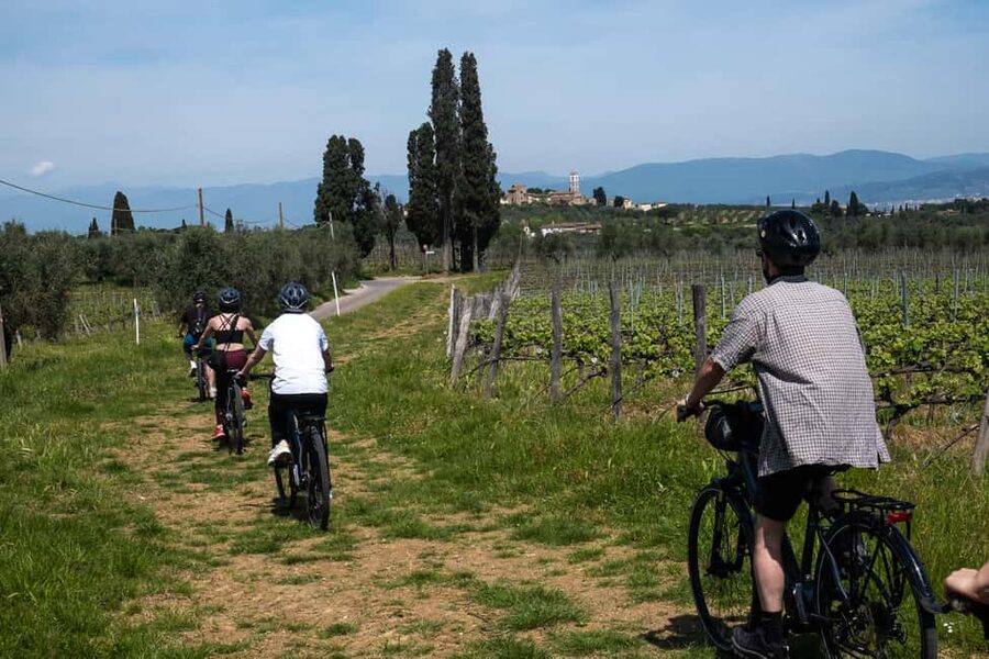 From Florence: Tuscan Hills Biking with Farm Tour and Lunch - Key points at a glance