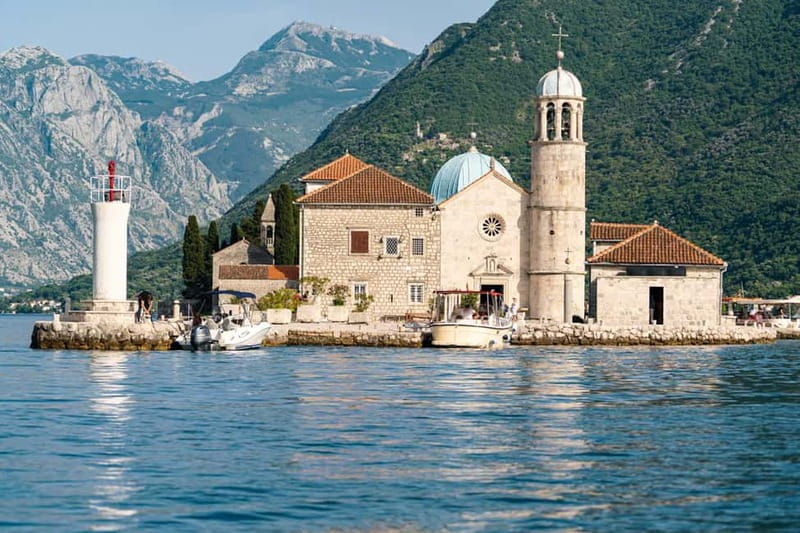 From Kotor: Boating, Kayaking, & Cycling Tour - Our Lady of the Rocks and the stories of Perast
