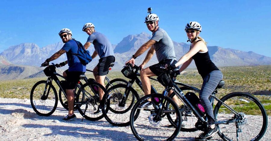 From Las Vegas: Red Rock Canyon Electric Bike Hire - Learning the electric bike before the route