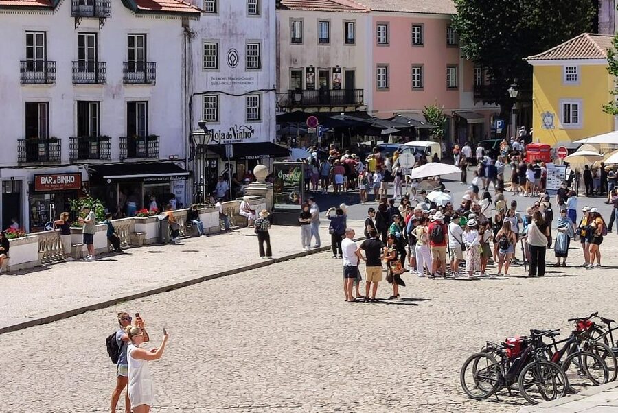 From Lisbon: Sintra and Cascais E-Bike Tour - Riding into Sintra, the land of fairy tales