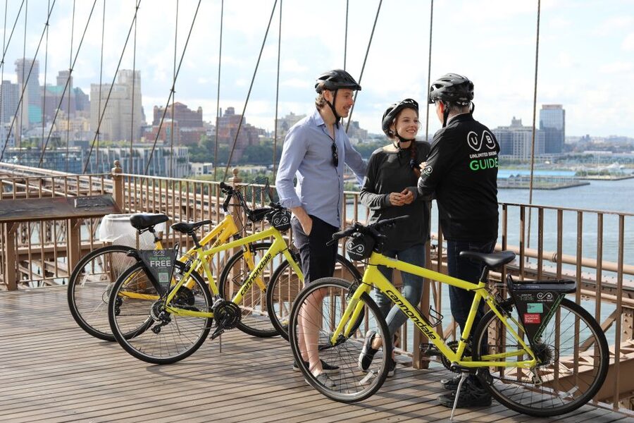 From Manhattan: 2-Hour Brooklyn Bridge Bike Tour - Chinatown and downtown Manhattan