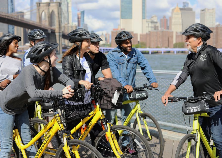 From Manhattan: 2-Hour Brooklyn Bridge Bike Tour - Pace University and the Woolworth Building