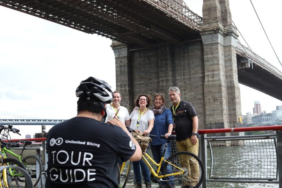 From Manhattan: 2-Hour Brooklyn Bridge Sightseeing Bike Tour - Returning over Brooklyn Bridge and through the South Street Seaport