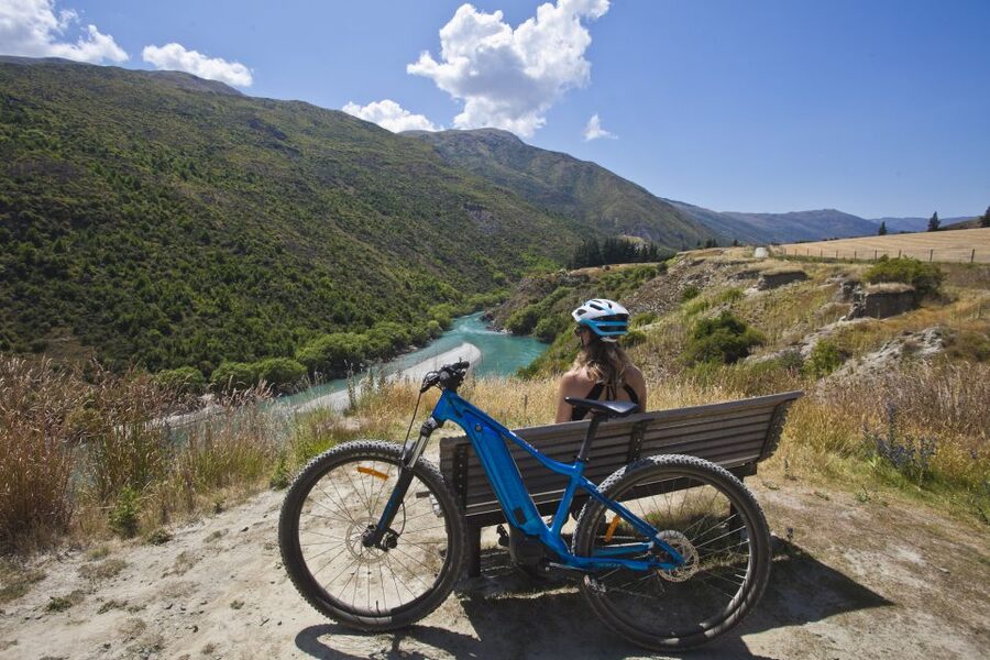 From Queenstown: 'Valley of the Vines' Wine and Bike Tour - A self-guided format with a helpful safety net