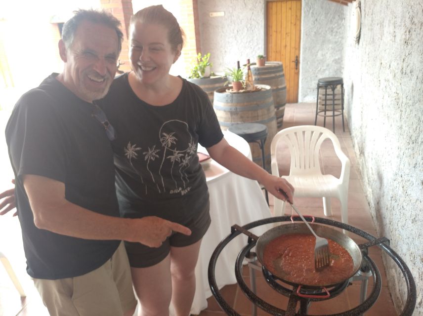 From Sitges: Paella Masterclass, Bike Ride and Winery Visit - Cycling the vineyards at an easy pace