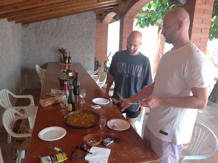 From Sitges: Paella Masterclass, Bike Ride and Winery Visit - Pickup from Sitges and the trip toward Penedès