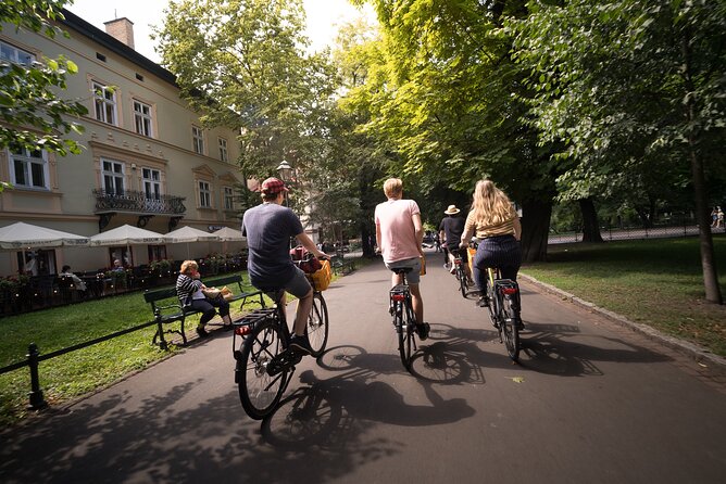 Full Bike Tour - the Old Town, Jewish Qtr & the Ghetto NEW BIKES - Planty Park and Krakow’s medieval defenses