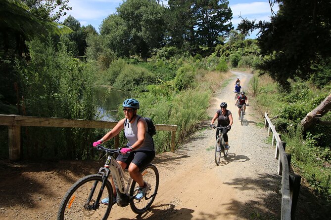Full Day Ebike Tour in Karangahake Gorge (ex Auckland) - Waihi and the Martha Mine pit rim