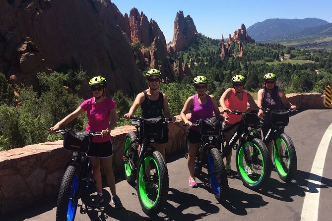 Garden of the Gods Original Electric e-Bike Tour - Riding through the red-rock formations