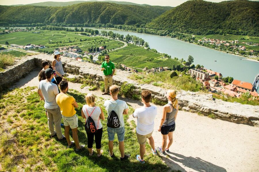 Grape Grazing: Wachau Valley Winery Biking Tour - Weißenkirchen and the ferry add variety