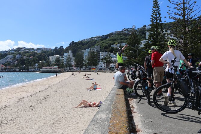 Guided Wellington Tour by Electric Bike - Hataitai Beach, coffee, and a useful pause