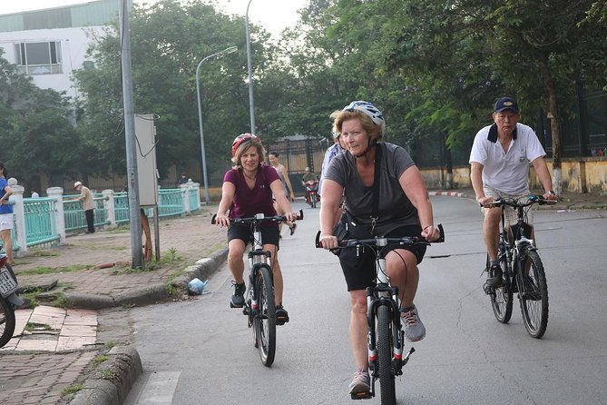 Half-Day Bicycle Tour Combine City & Countryside + Train Street - Ba Dinh Square and Hanoi’s central landmarks