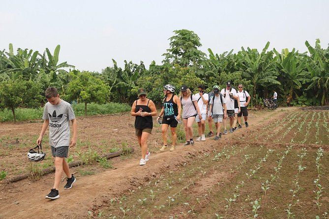 Half-Day Bicycle Tour Combine City & Countryside + Train Street - A snack, egg coffee, and the small comforts