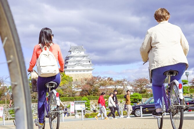 Half-day Himeji Castle Town Bike Tour with Lunch - Otokoyamahachimangu for a different castle view