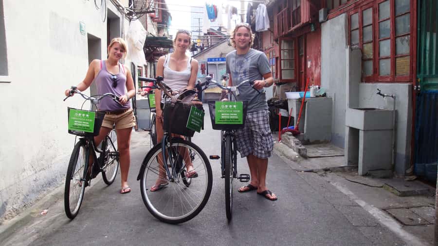 Half-Day Old Shanghai Small Group Bike Tour (Day & Night) - Tianzifang, where narrow lanes meet creative shops
