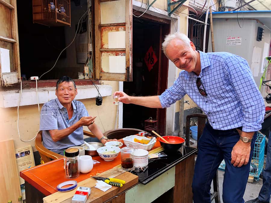 Half-Day Old Shanghai Small Group Bike Tour (Day & Night) - Starting near the Okura Garden Hotel