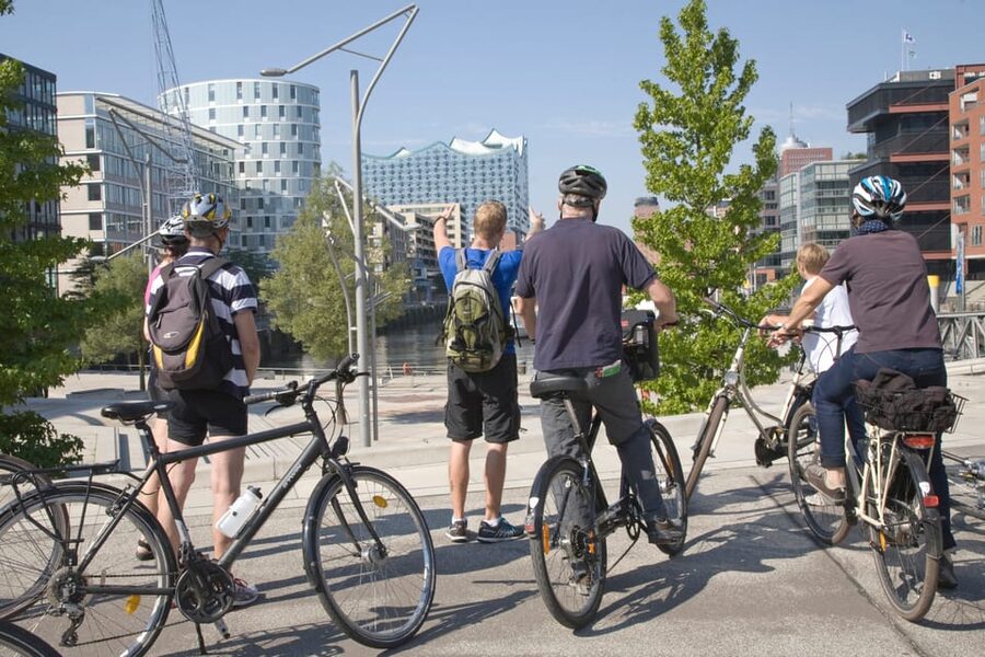 Hamburg: Guided Bike Tour - Landungsbrücken, The Harbor, And The Old Elbe Tunnel
