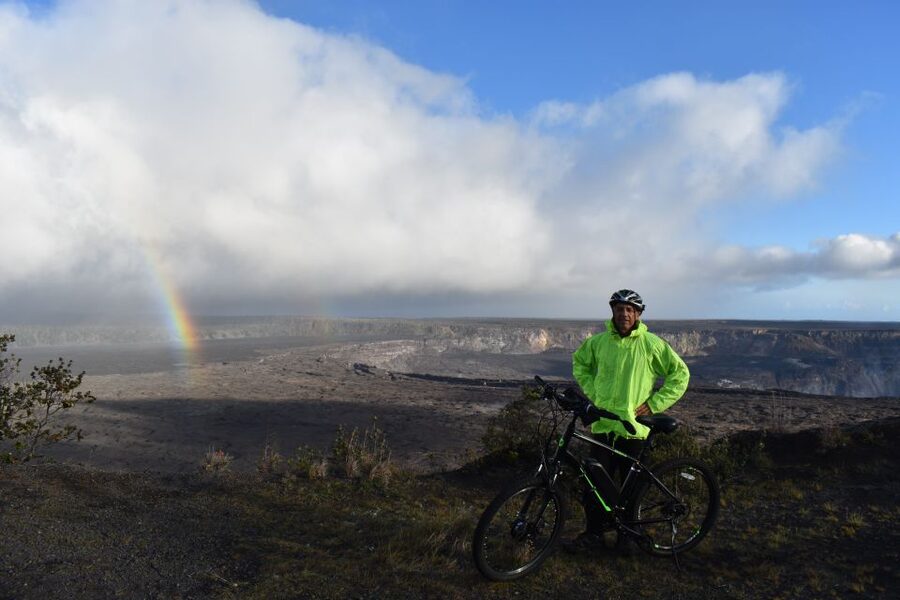 Hawaii: Volcanoes National Park E-Bike Rental and GPS Audio - Kilauea Overlook and possible lava views