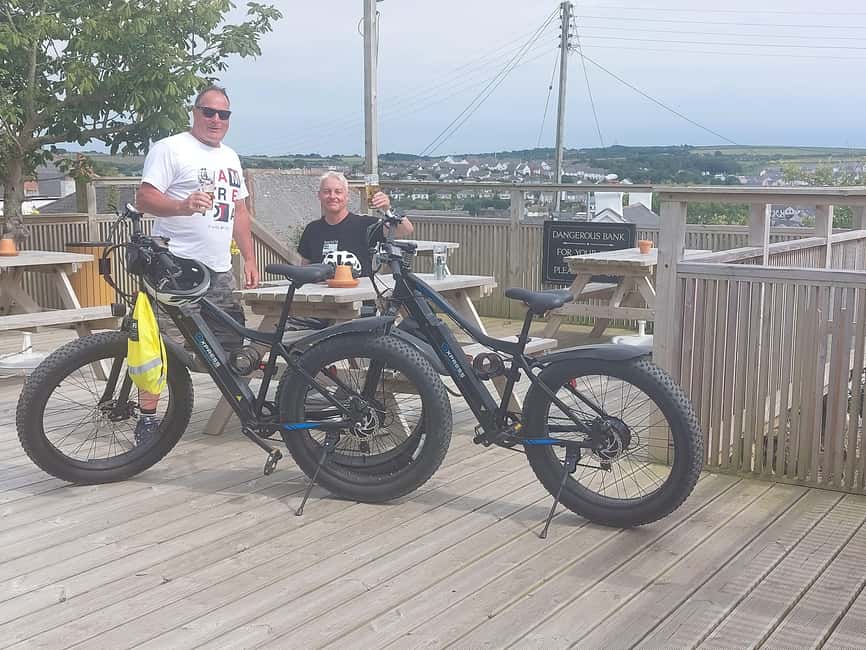 Hayle: 4-Hours Fat-Tyre E-Bike Hire - Starting at the harbour end of Hayle